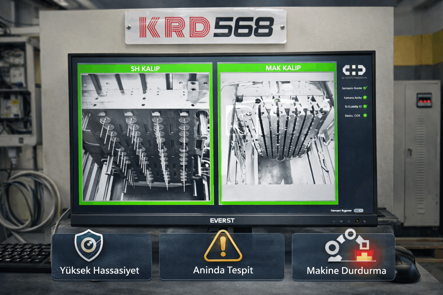 Kameralı Enjeksiyon Kalıp Koruma Sistemleri