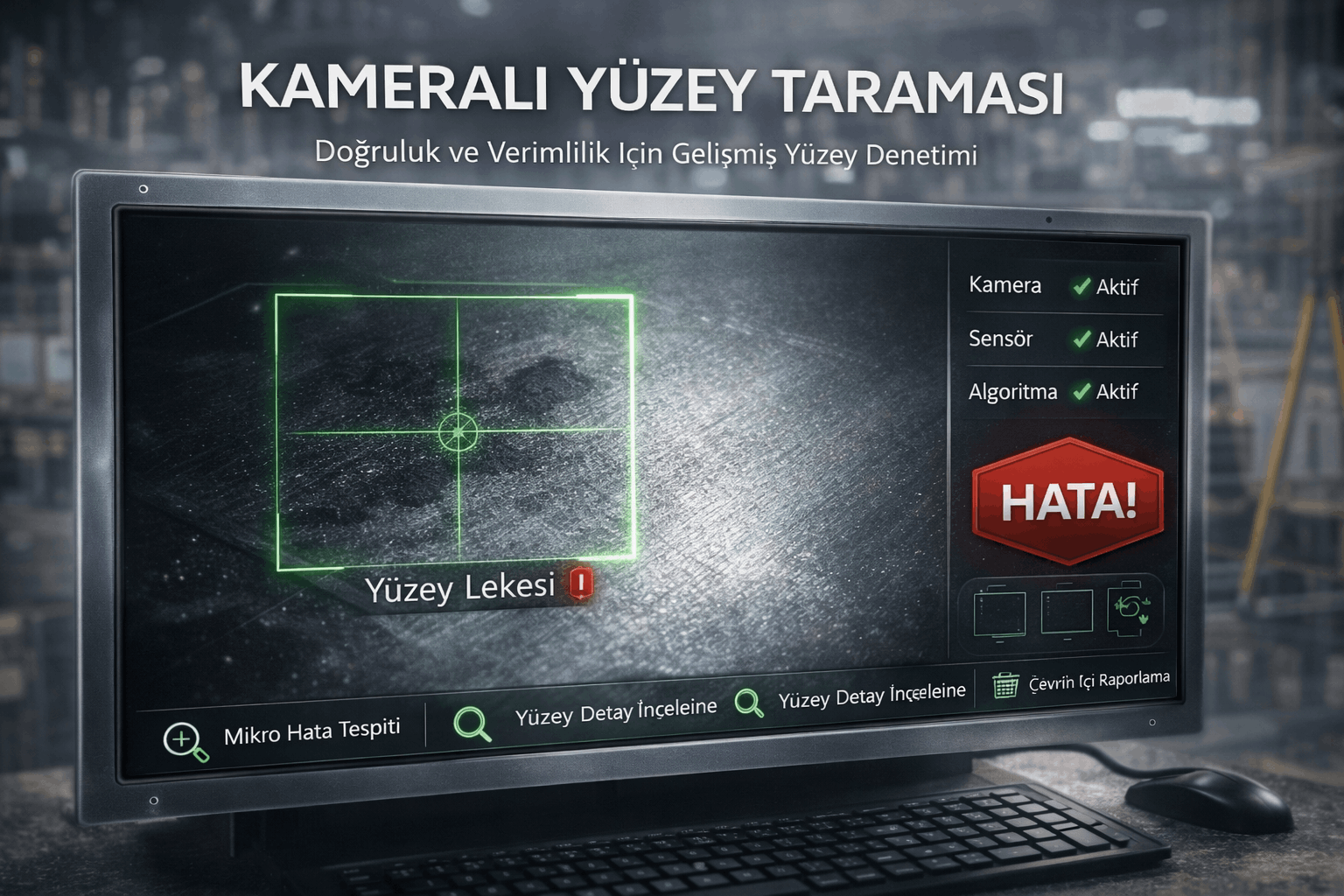 Kamera Yüzey Hata Tespit Sistemi