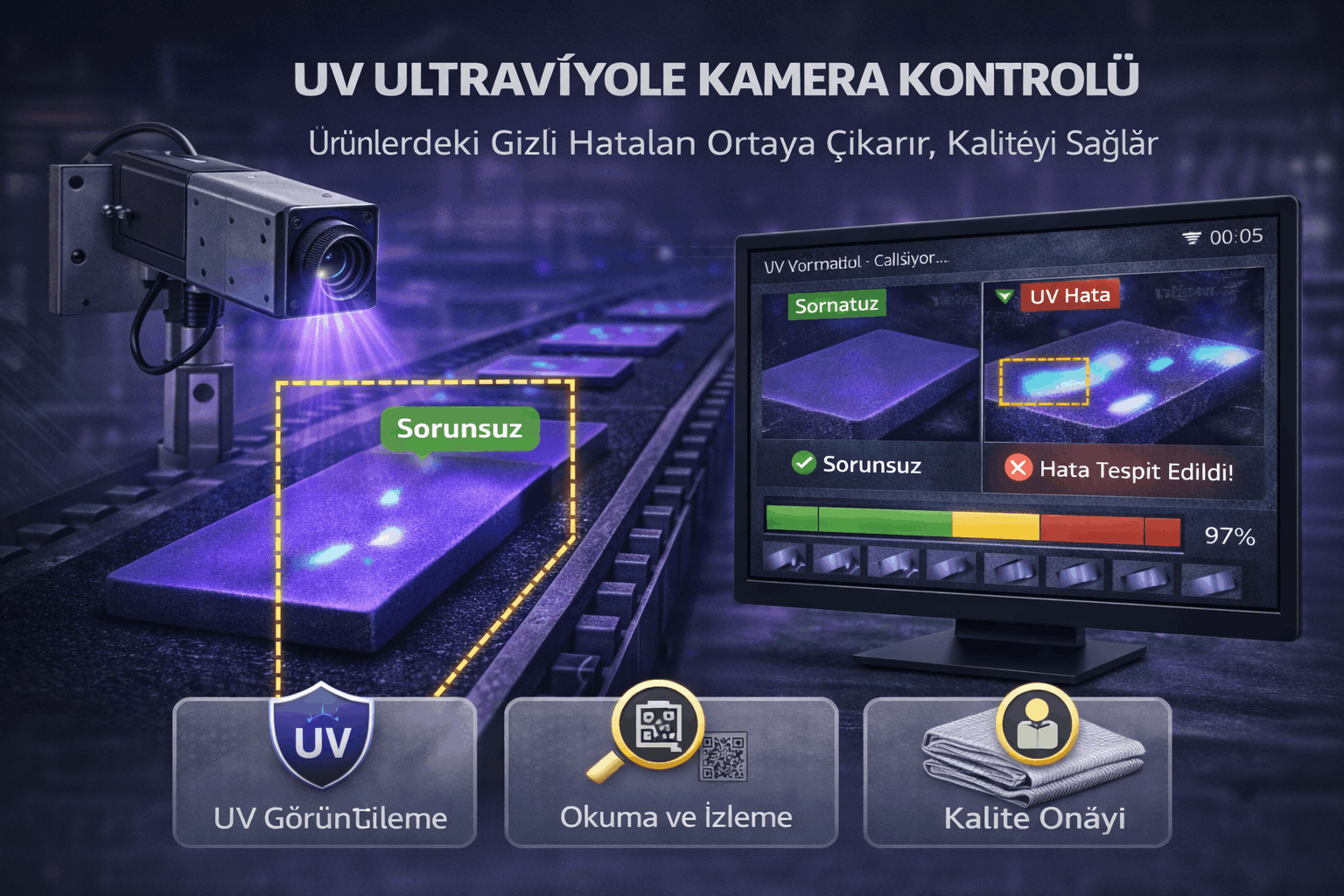 UV Ultraviyole Kamera Sistemleri